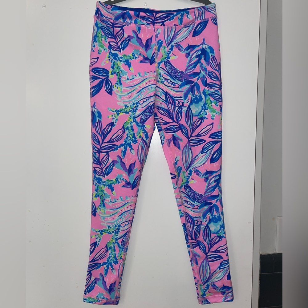 NWOT Lilly Pulitzer luxletic leggings L 8-10